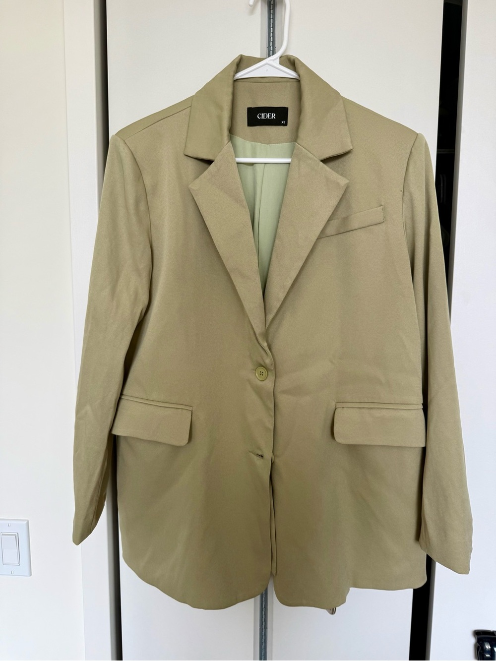 Cider Olive Green Blazer